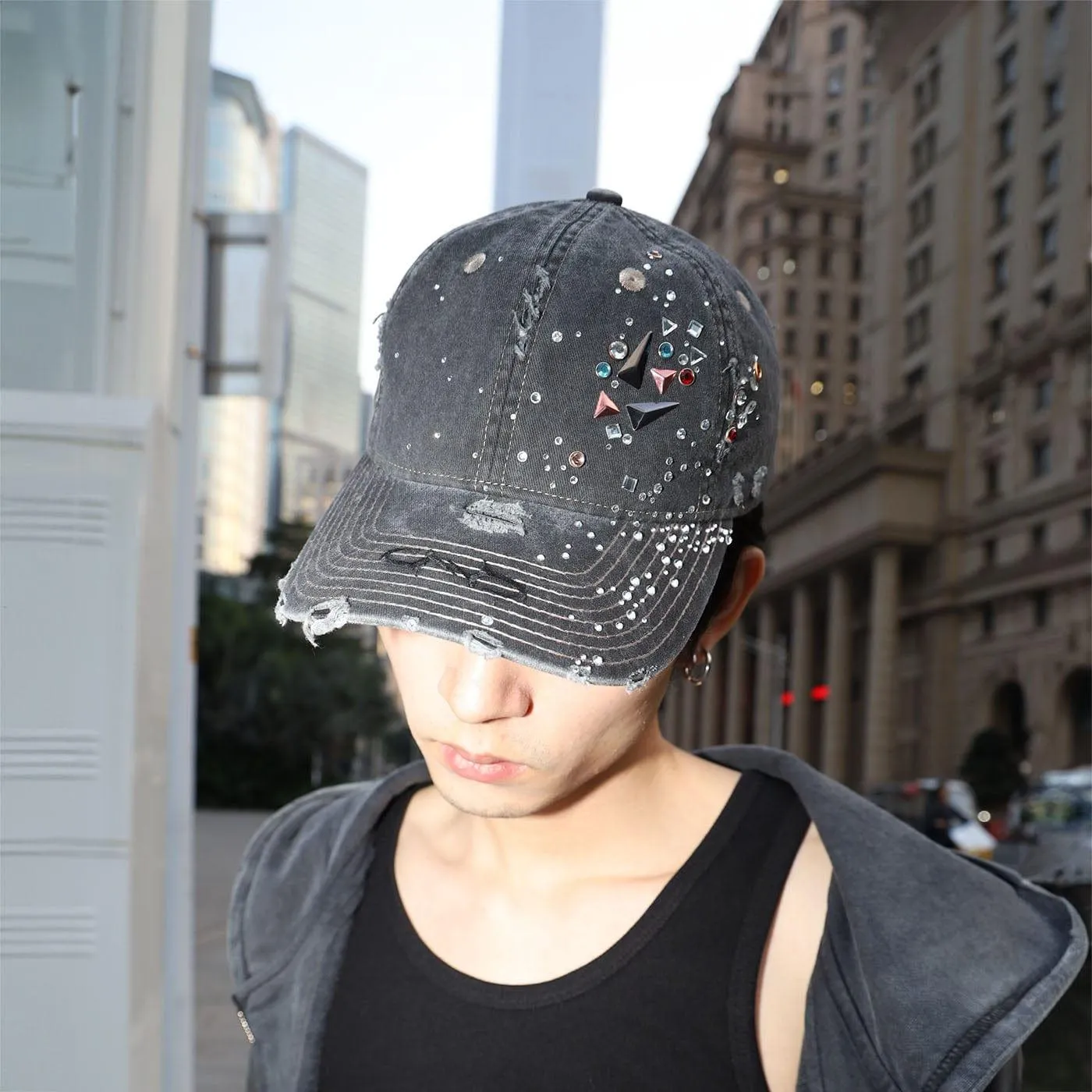 DND4DES Crystallized Distressed Hat