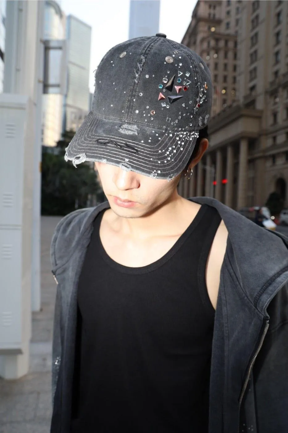 DND4DES Crystallized Distressed Hat
