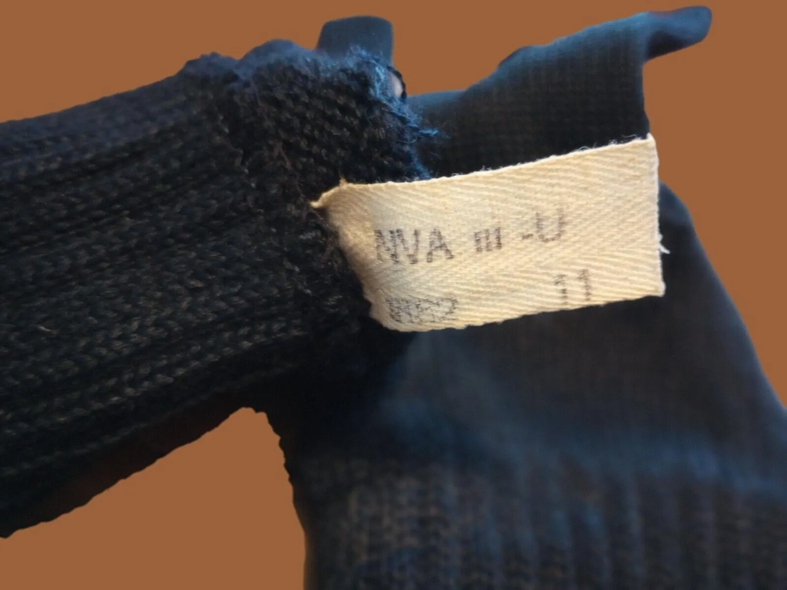 EAST GERMAN GDR MILITARY GLOVE LINERS WOOL COLD WEATHER LARGE NVA ARMY
