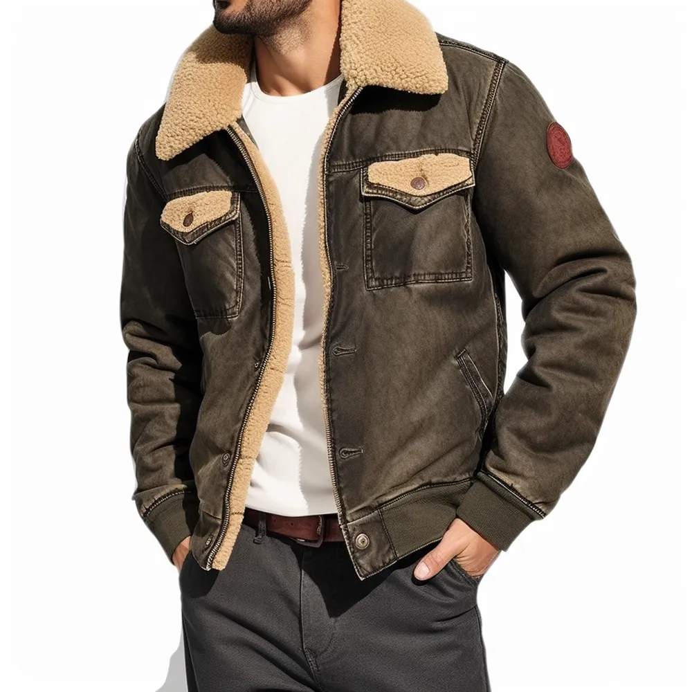 Faux B3 Bomber Jacket