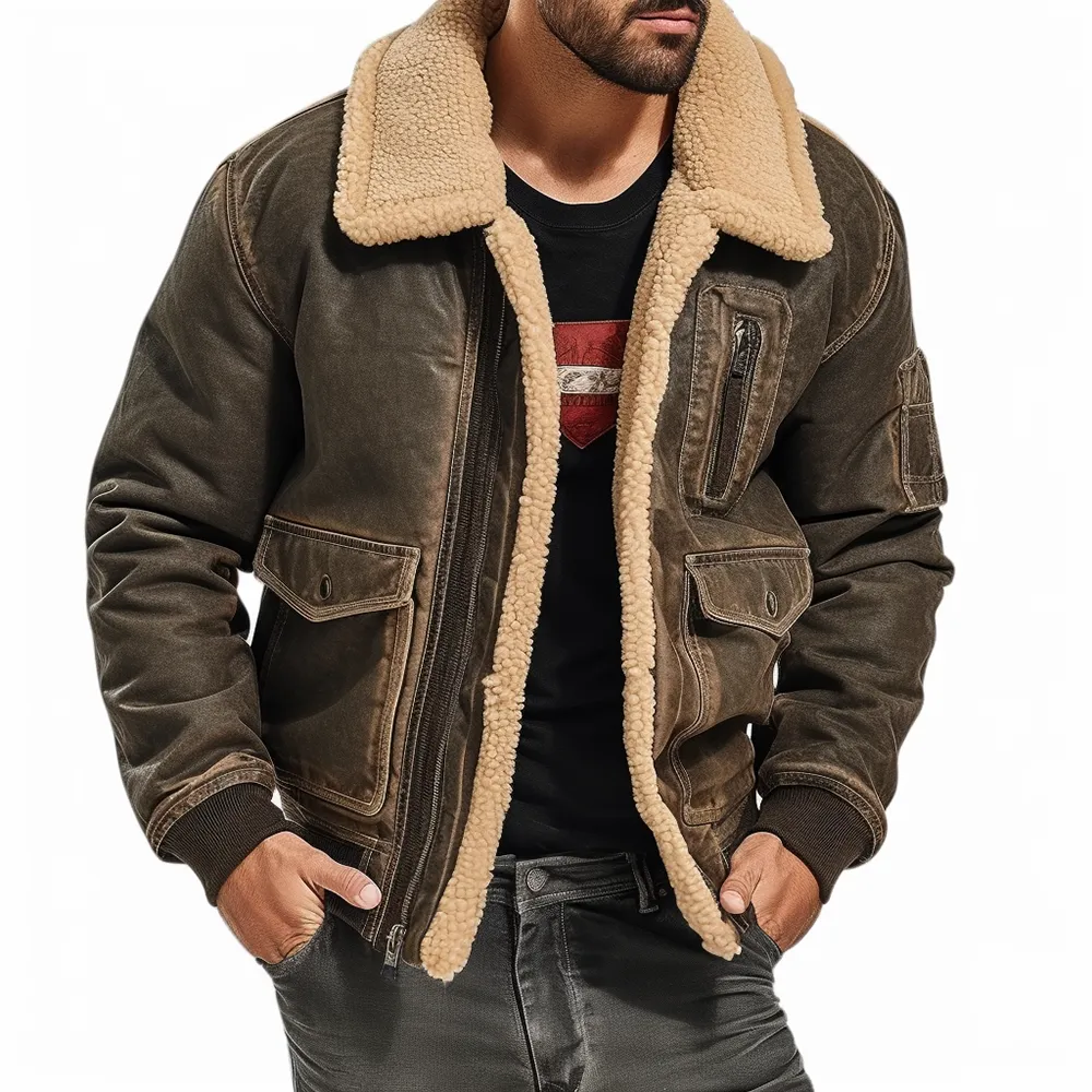 Faux B3 Bomber Jacket