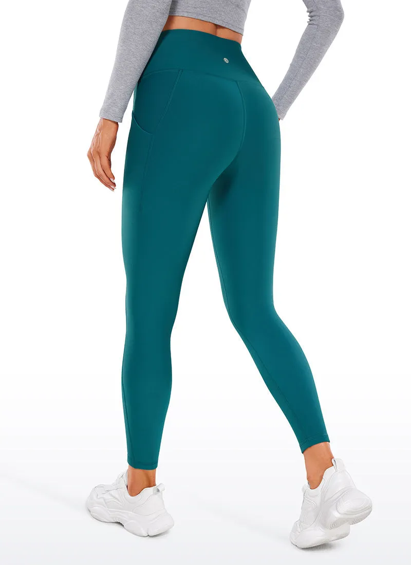 Fleece Lined Soft Pockets Leggings 26.5"