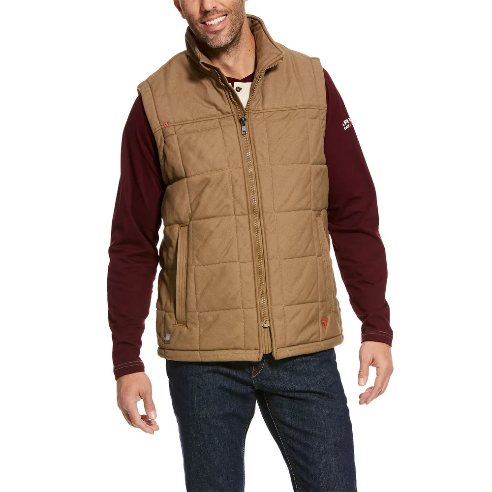 FR INSULATED CRIUS VEST - 250-Beige/Khaki | Ariat 10027853