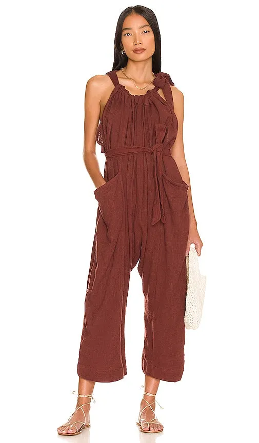 Free People Henriette One Piece in Brown