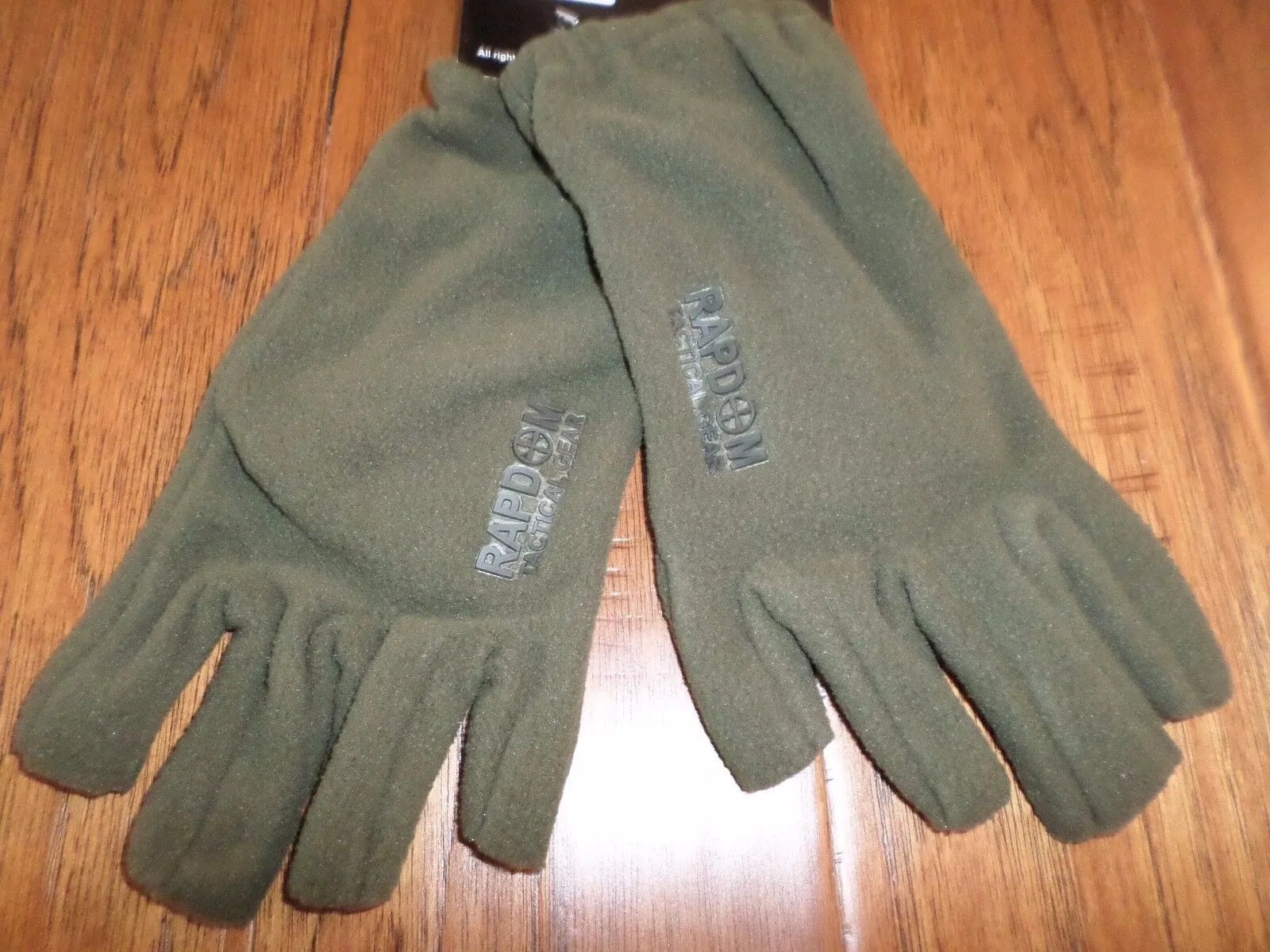 Half Finger Polar Fleece Gloves Tactical Shooters Rapdom Cold Weather OD GREEN