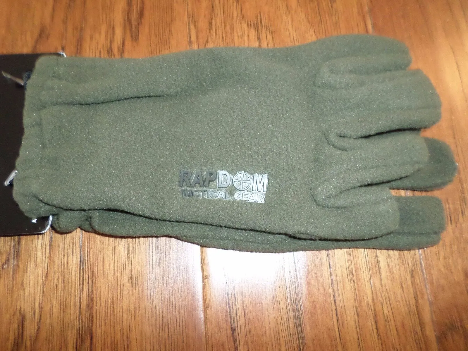 Half Finger Polar Fleece Gloves Tactical Shooters Rapdom Cold Weather OD GREEN