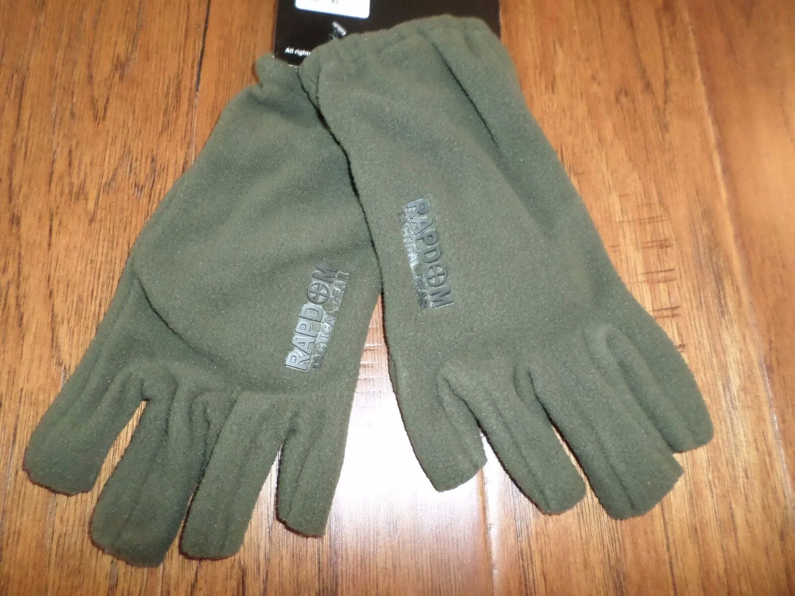 Half Finger Polar Fleece Gloves Tactical Shooters Rapdom Cold Weather OD GREEN