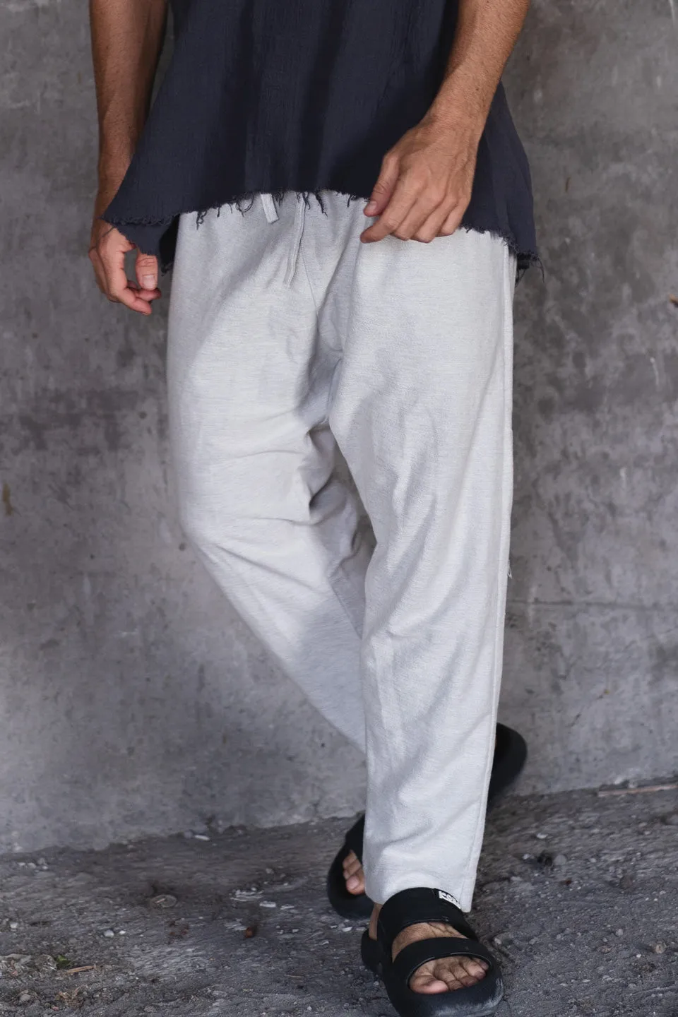HEAVY COTTON DROP CROTCH PANTS