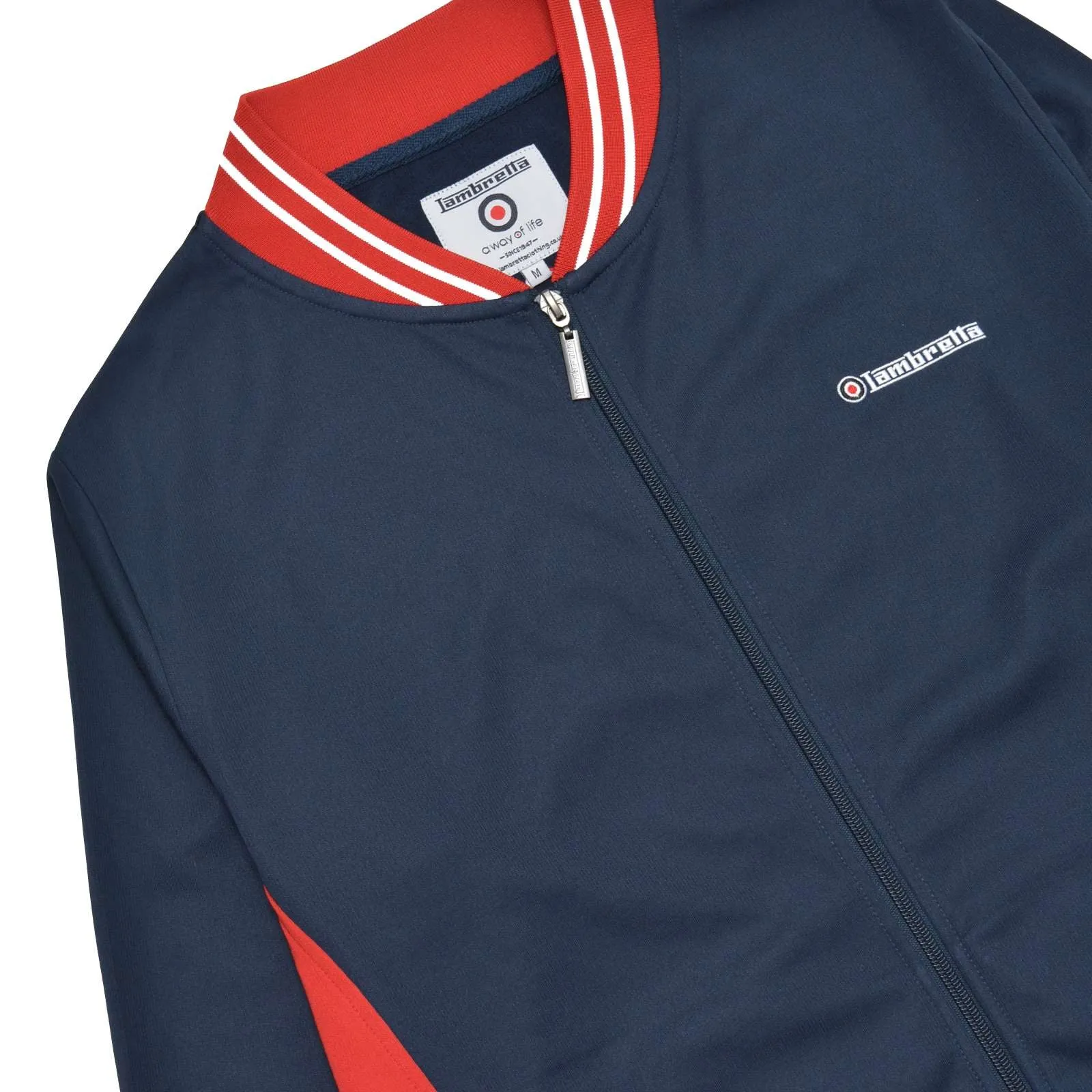 Lambretta Mens Vintage Track Bomber Jacket
