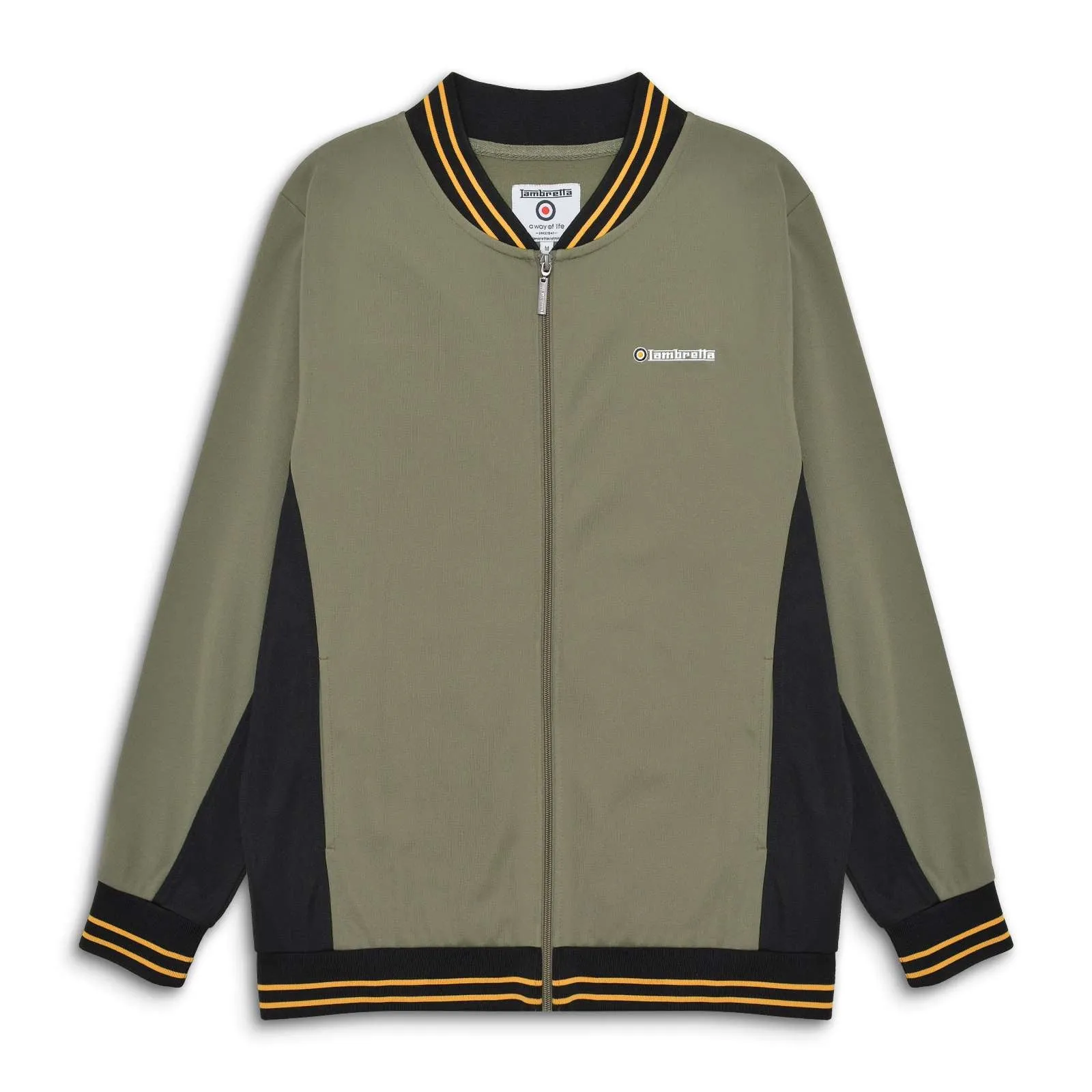 Lambretta Mens Vintage Track Bomber Jacket