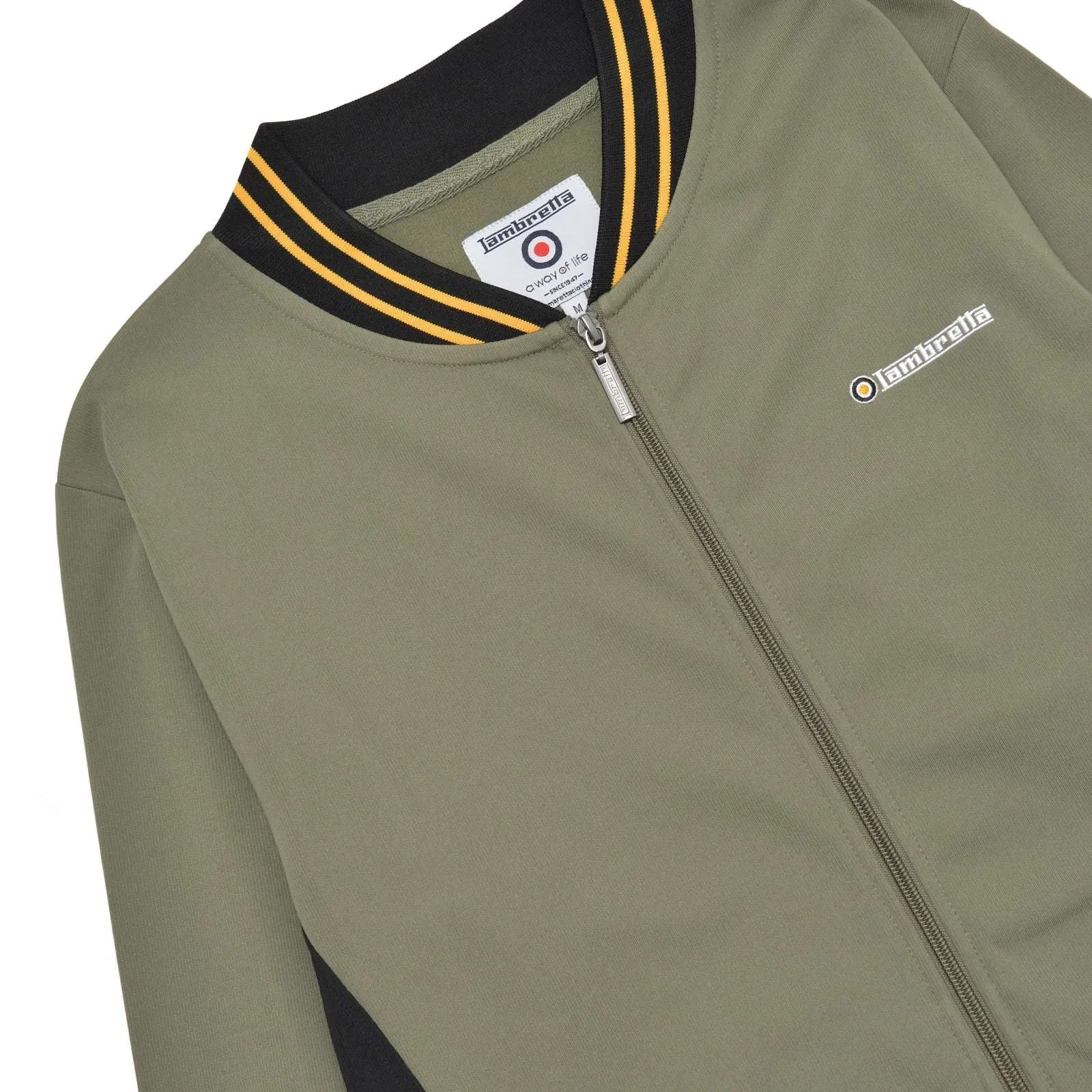 Lambretta Mens Vintage Track Bomber Jacket