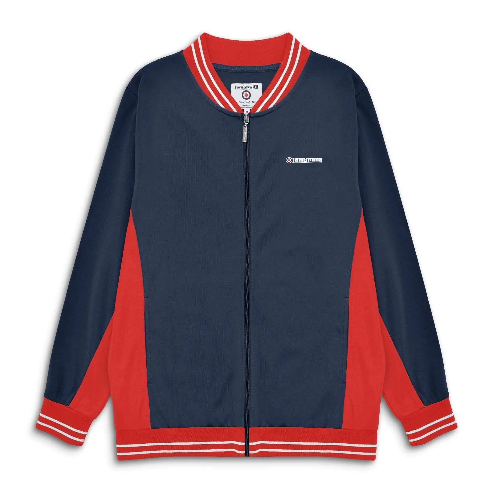 Lambretta Mens Vintage Track Bomber Jacket