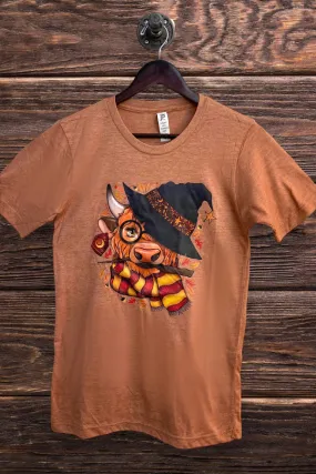 LBL DTF WIZ COW - HEATHER TAN