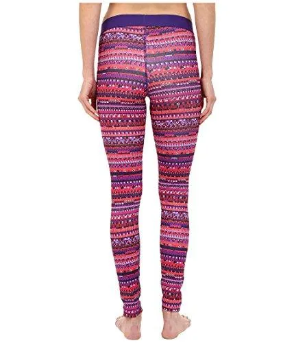 Nike Pro Printed Pull On Athletic Leggings Pink S