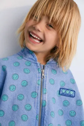 Smiley Denim Bomber SmileyWorld®