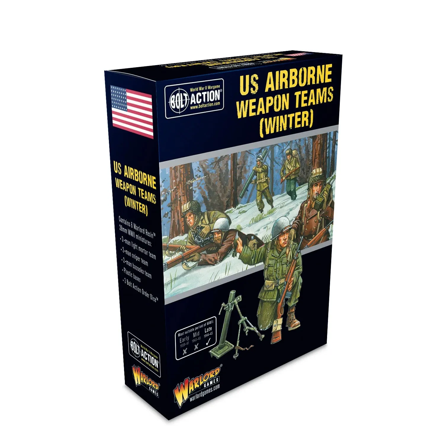 US Airborne Winter Weapons Teams - Bolt Action